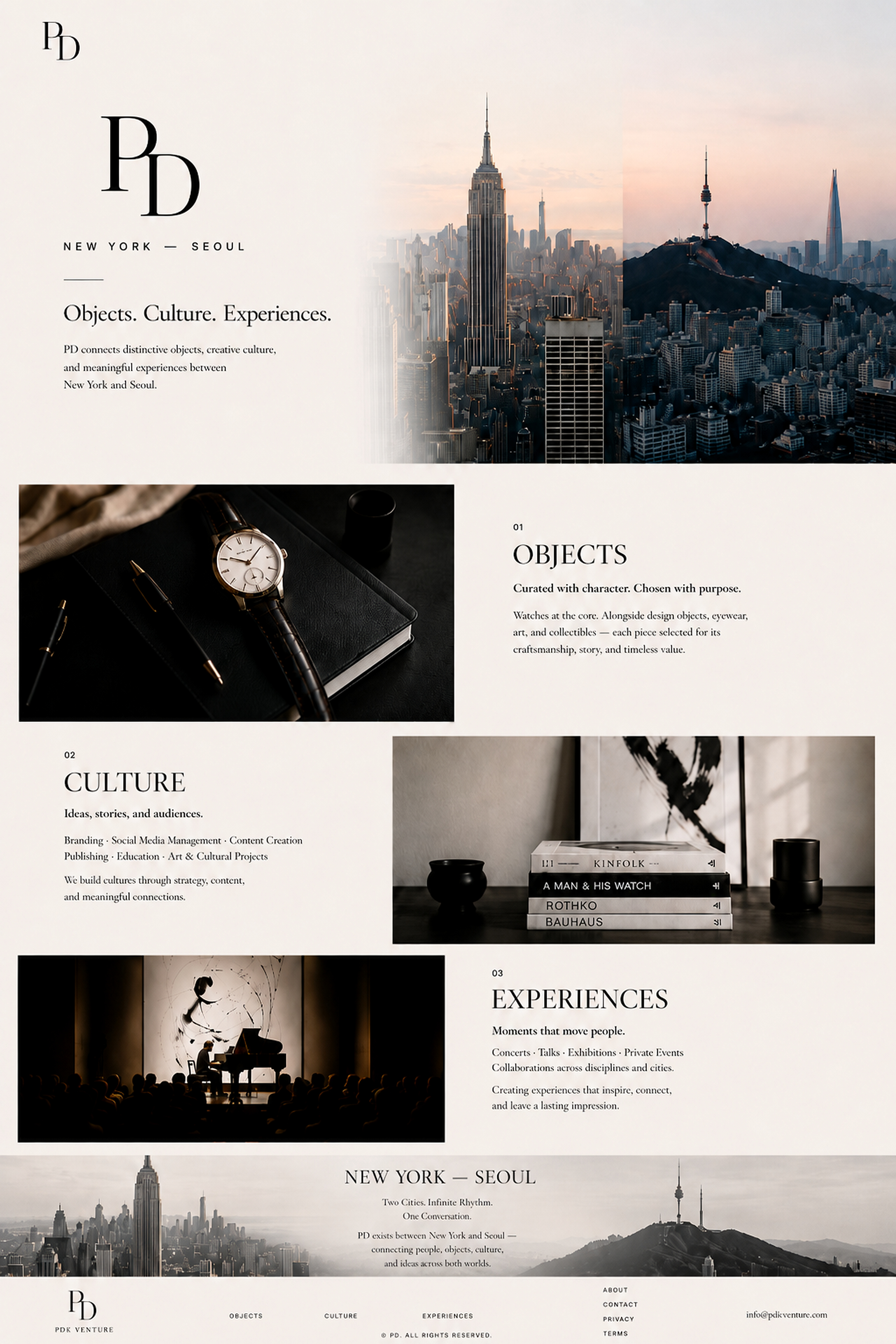 PD Venture — New York and Seoul